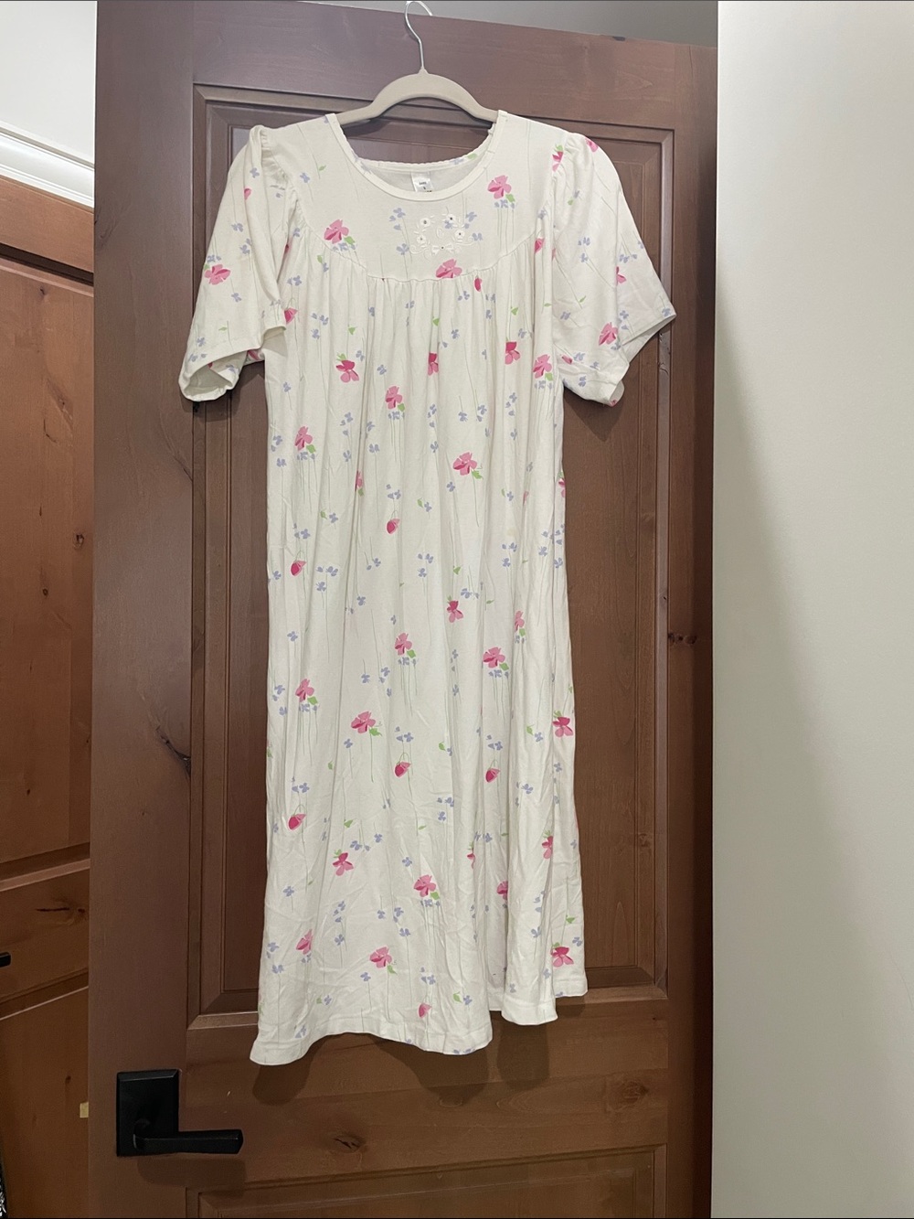 Calida White Cotton nightgown- Small - Picture 10 of 14
